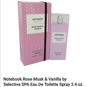 NEW Notebook fragrances, Rose Musk Vanilla 100ml